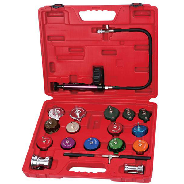 21Pcs Cooling System & Radiator Cap Pressure Tester