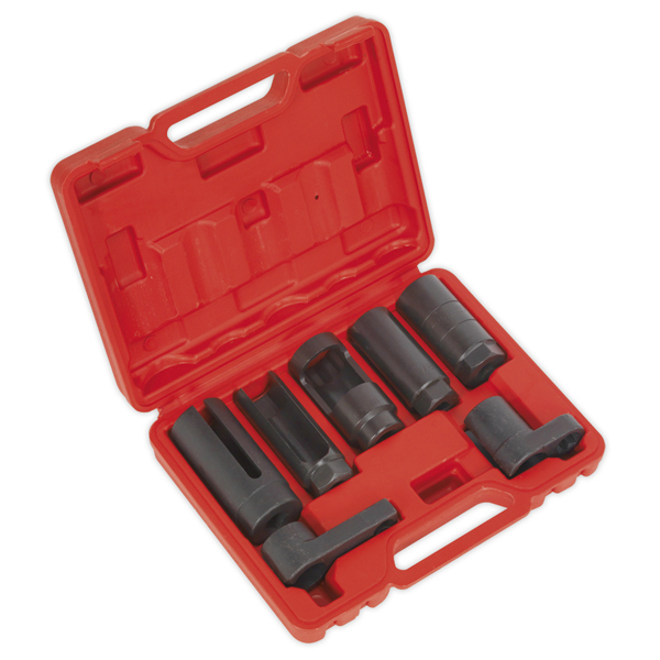 7Pcs Oxygen Sensor Socket Set 3/8