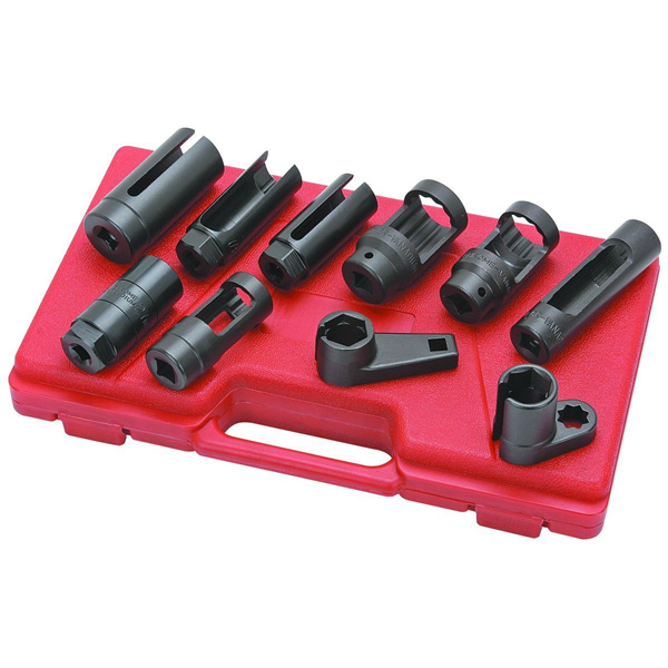 10Pcs Oxygen Sensor Socket Set 3/8